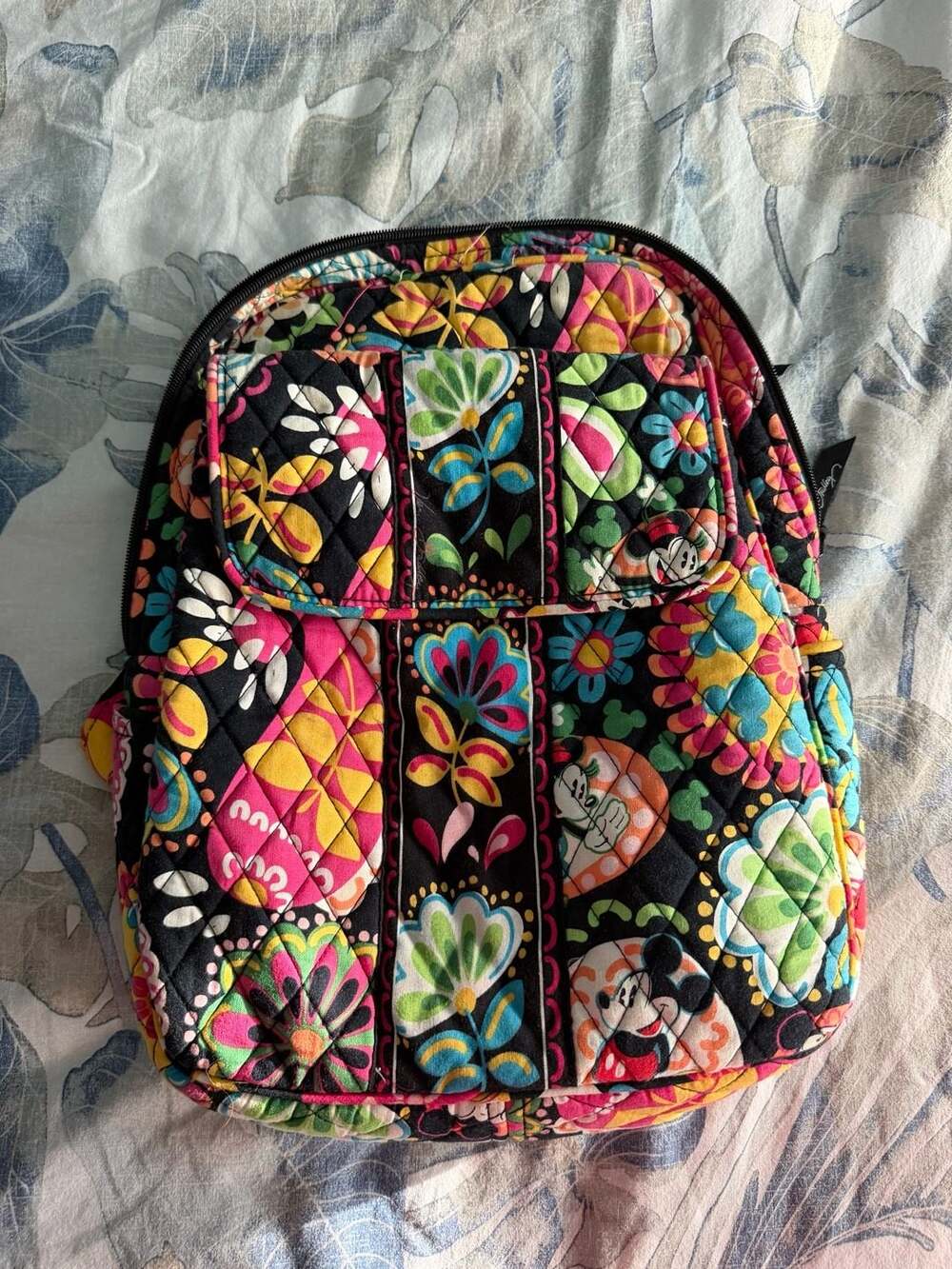 Vera Bradley Disney Midnight With Mickey Compact Backpack